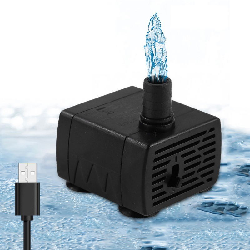 Water Pump Submersible Mini - 초저소음 USB 수족관 어항 여과 펌프