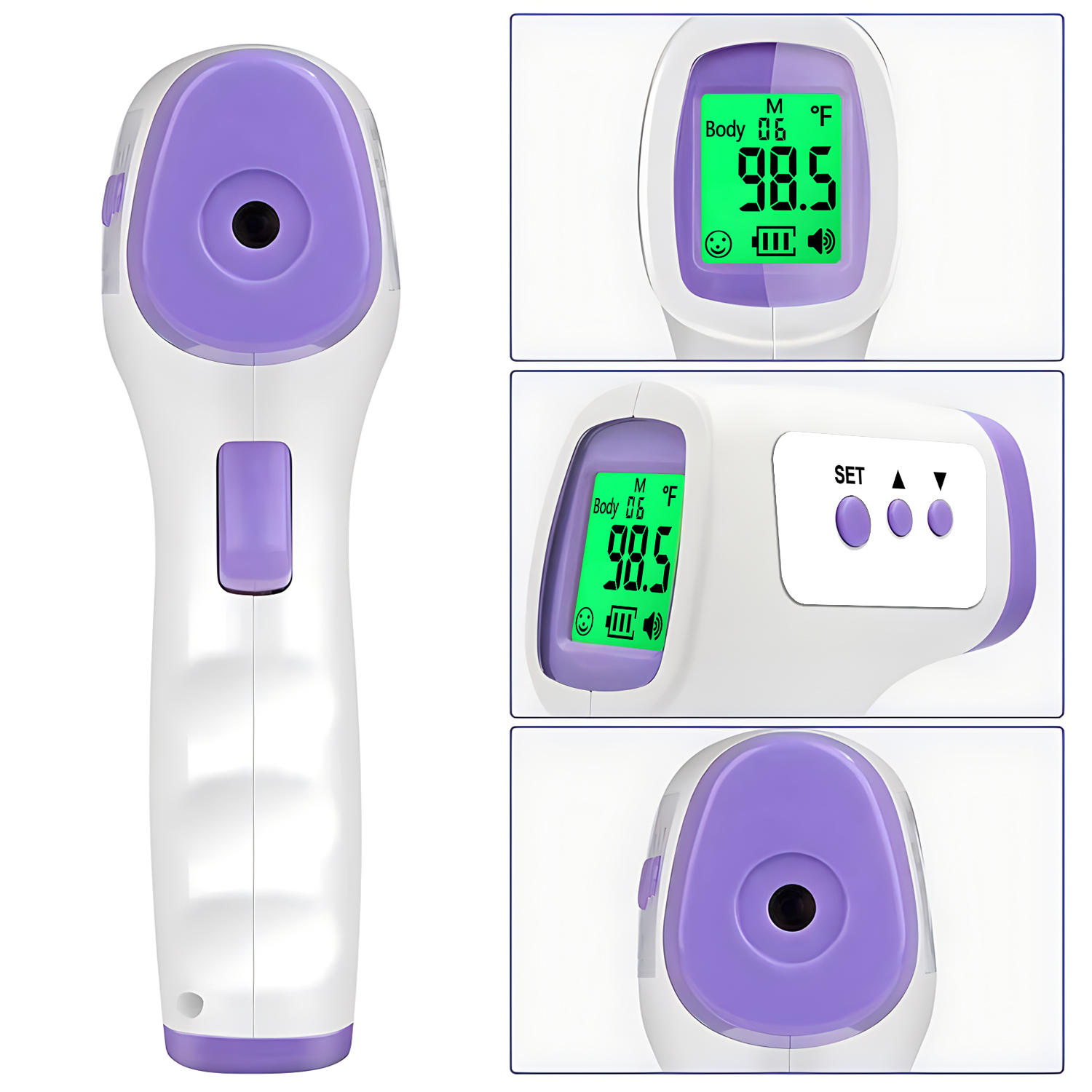 비접촉식 디지털 적외선 이마 온도 전자 온도계 또는 손 - Do Oxygen Meter 리뷰 및 가격