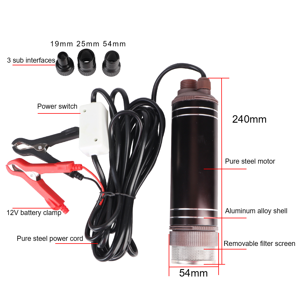 고출력 자흡식 오일 펌프 미니 45L/min 알루미늄  - Water Pump Submersible Mini 리뷰 및 가격