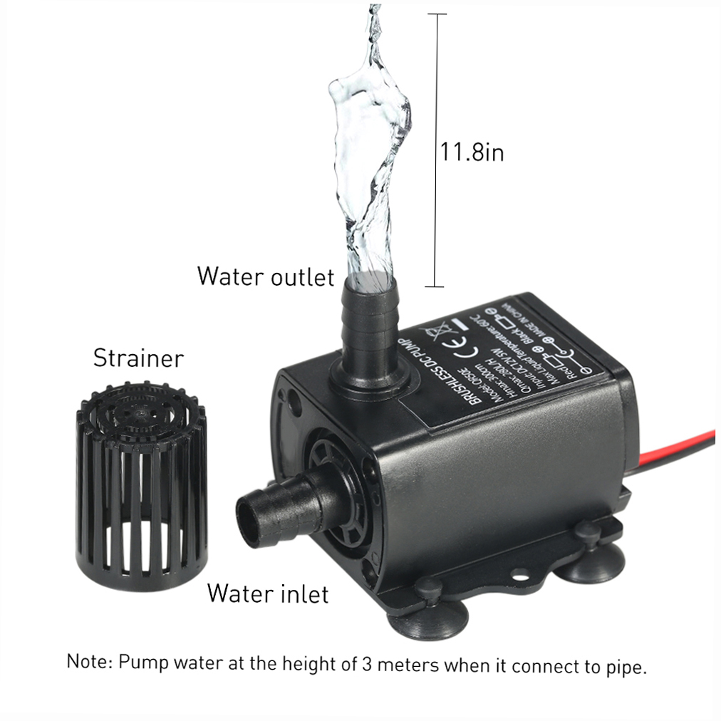 초저소음 미니 USB DC5V 4.8W 300L/H 리 - Water Pump Submersible Mini 리뷰 및 가격