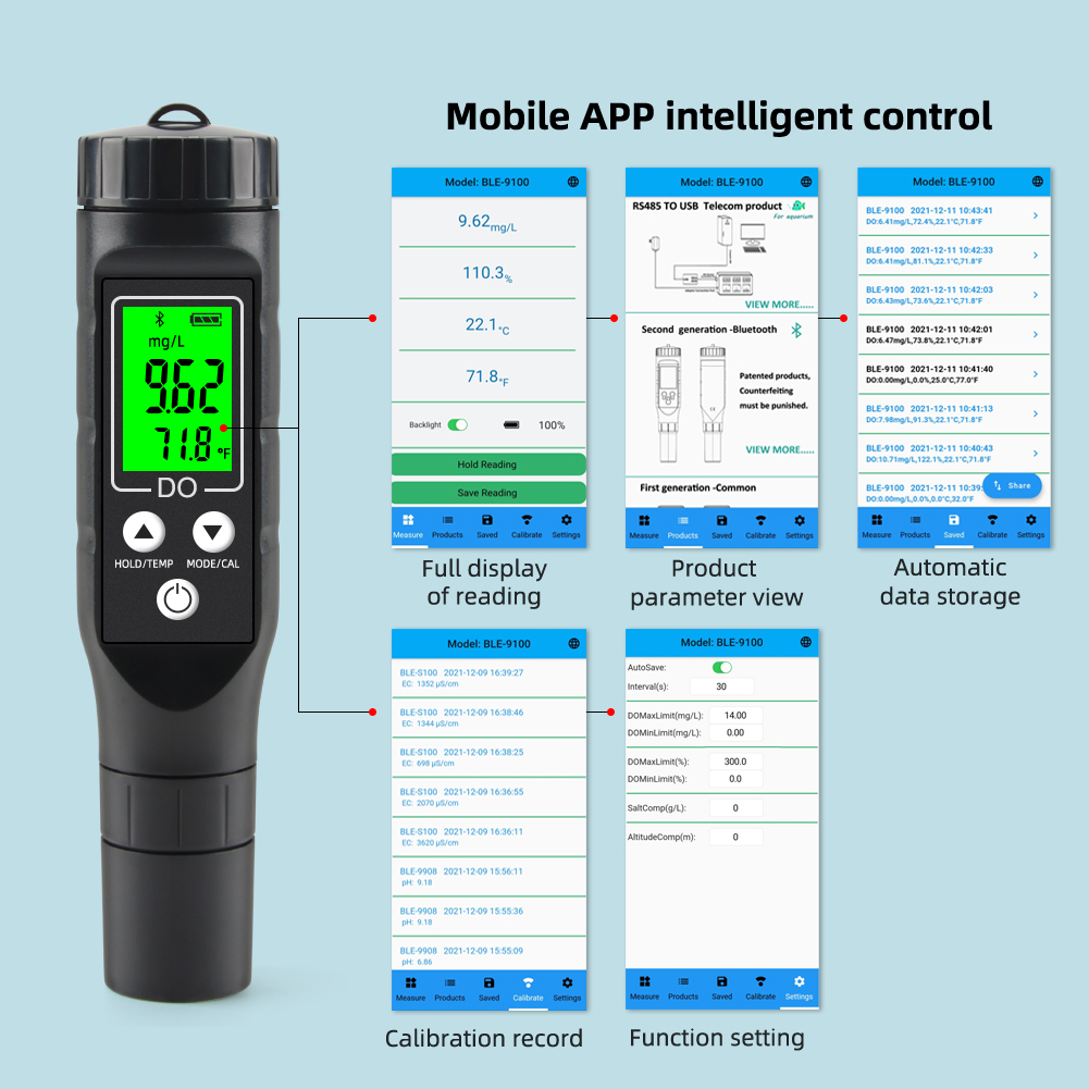 BLE-9100 블루투스 용존산소 측정기 0.0-30. - Do Oxygen Meter 리뷰 및 가격