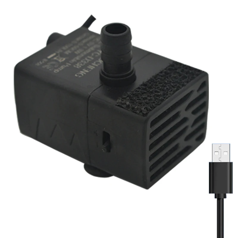 USB 수족관 수중 워터 펌프, 5V 5W 미니 조절식 - Water Pump Submersible Mini 리뷰 및 가격
